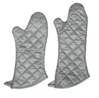 Oven Mitt, Silicone Coated - 15