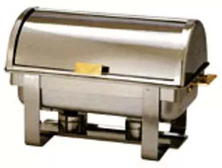 Roll Top Chafer 8Qt., Gold Accent