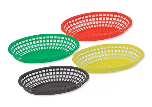 Oval Fast Food Basket, 10-1/4″ x 6-3/4″ x 2″