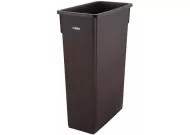 Slender Trash Can Brown 23 Gallon