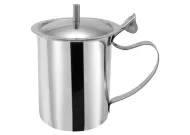 10oz Creamer Server with Knob, Stainless Steel