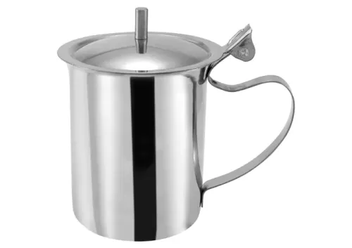 10oz Creamer Server with Knob, Stainless Steel