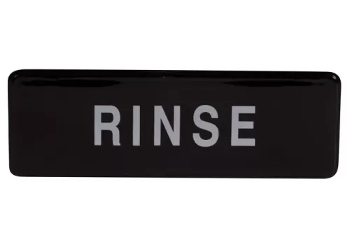 Rinse Sign