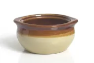 Onion Soup Crock Two Tone 12 oz.