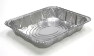 Aluminum Pan Half Medium Deep 100/Cs