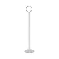 12" CHROME TABLE CARD HOLDER