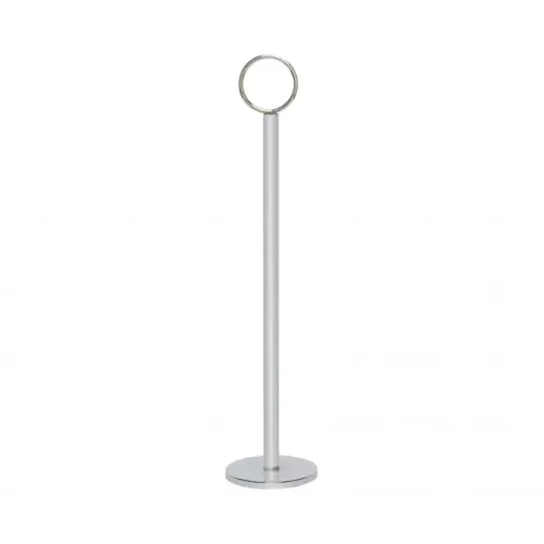 12" CHROME TABLE CARD HOLDER