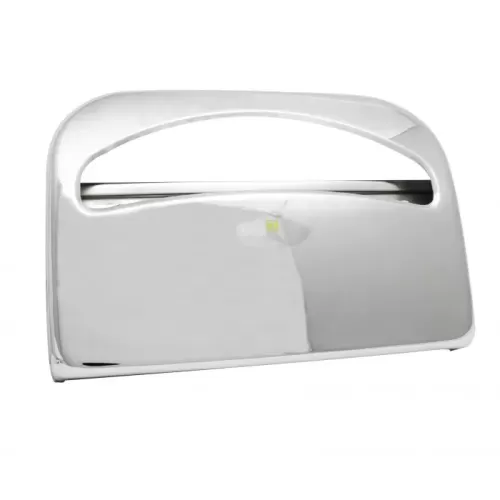 Half Fold Toilet Seat Cover Dispenser, White Plastic 16 x 11.50 x 3 Inch