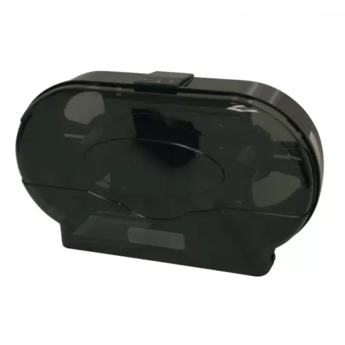 Twin Roll Toilet Tissue Dispenser, Black