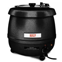 Soup Warmer Electric Black