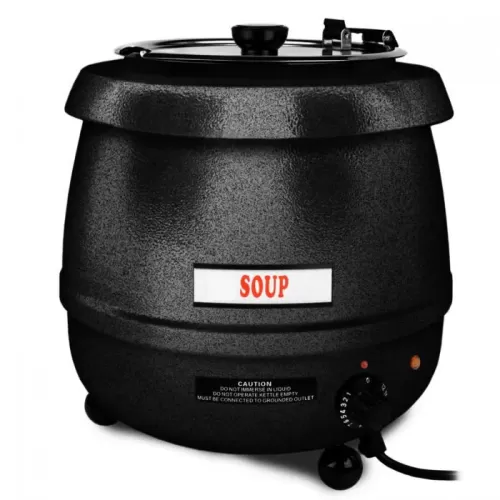 Soup Warmer Electric Black